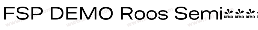 FSP DEMO Roos Semi字体转换 FSP DEMO Roos Semi字体转换